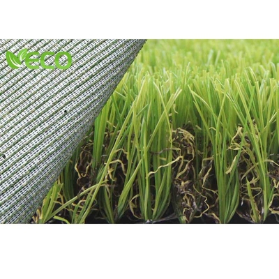 CHINA Het natuurlijke Kijken de Commerciële Kunstmatige van het het Grasgazon van de Grasdeken Synthetische Rekupereerbare Steun van Eco leverancier