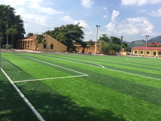 CHINA PE Voetbal Kunstmatig Gras met Sterk Stamgaren en Sterke Steun leverancier