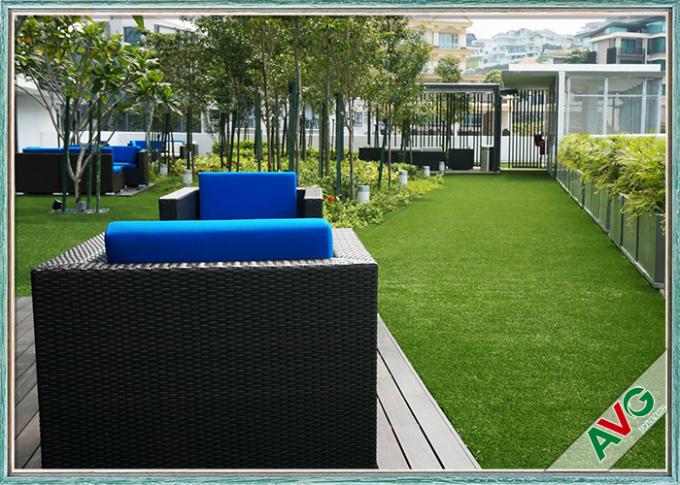 Het commerciële Stedelijke Openlucht Kunstmatige Gras voor Hotel het Modelleren bespaart Water 0
