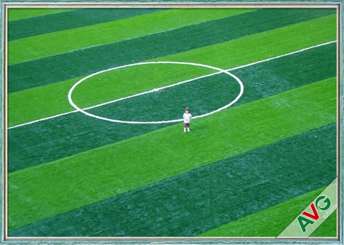 Het openluchtgras van het Voetbal Kunstmatige Gras met Duurzaam Steunend PE Materieel Kunstmatig Gras voor Futsal 0