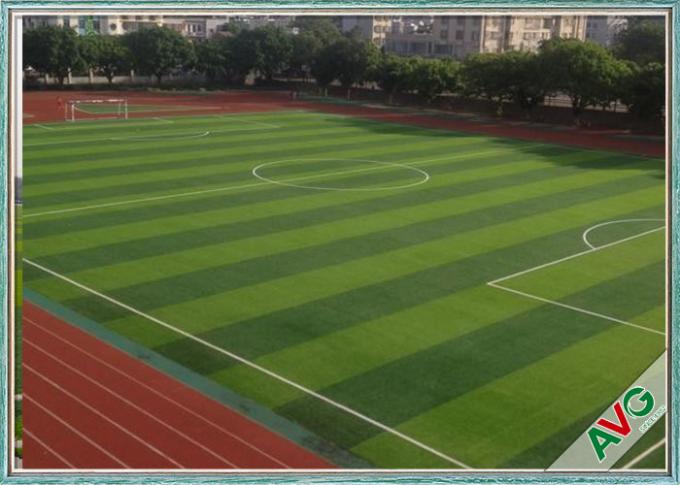 Gemakkelijk het Installeren Voetbal Synthetisch Gras voor het Latex van het Voetbalgebied SBR/Pu-Steun 0