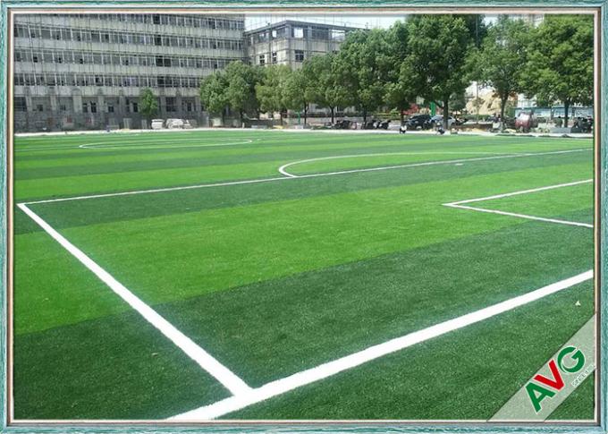 Het rechte Garentype van het het Voetbal Synthetische Gras van de Diamantvorm van het de Voetbalgebied Kunstmatige Gras 0