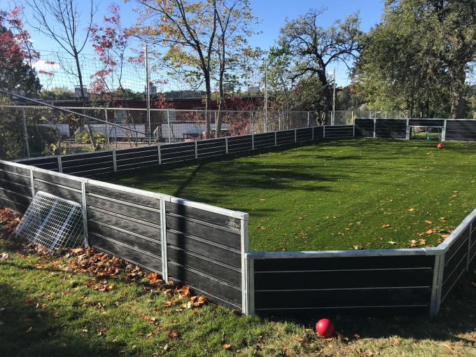 Synthetisch gras voor het gras kunstmatig 45MM gekleurd kunstmatig gras van het tuinlandschap 0