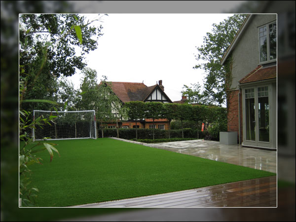35mm Synthetische Gazon van Cesped van het Tuin het Kunstmatige Gras voor het Gras van Landschapssintetic 0