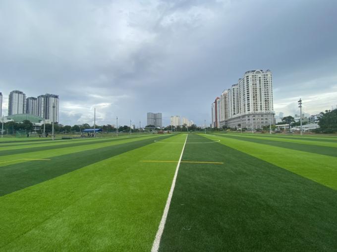 40mm Slijtvast het Grastapijt van de Hoogte Kunstmatig Voetbal 0