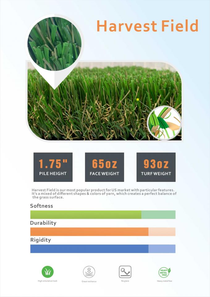 Goedkoop Gras 20mm van Cesped van de Fabrieks Direct Prijs Kunstmatig Gras voor Tuin 1