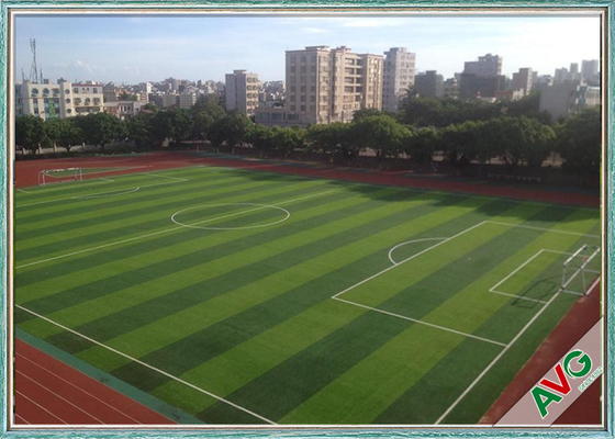 China Van het Kunstmatige Groene + Appelgroene PE Monofilament het Grasgebied van het voetbalgebied leverancier