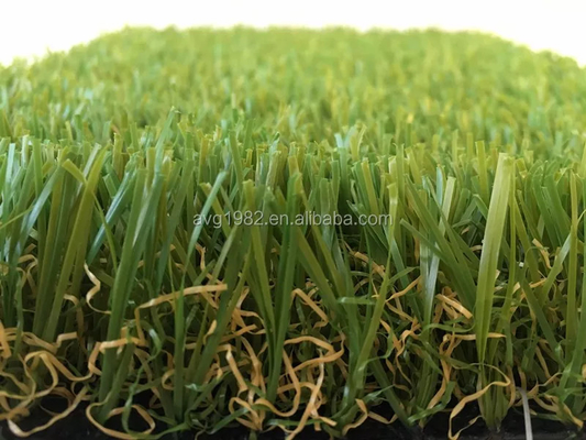 CHINA Zachte het Voelen Monofil PE en het Gekrulde Kunstmatige Gras van pp voor Tuin die meest economische het modelleren gras modelleren leverancier