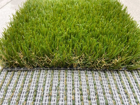 Tuin Kunstmatig Gras 50mm Steun van het Grasmat artificial grass turf ECO van de Gras de Synthetische Vloer leverancier