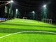 Hoog - dichtheid 55mm Voetbal Kunstmatig Gras met Schokstootkussen leverancier