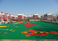 Fantastische Hoogte - dichtheids het Kunstmatige Gras Modelleren, Gekleurd Kunstmatig Graspe Materiaal leverancier