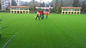 Openlucht Synthetisch Gras voor Speelplaatsen, Kunstmatig PE van het Speelplaatsgras Materiaal leverancier