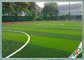 Het rechte Garentype van het het Voetbal Synthetische Gras van de Diamantvorm van het de Voetbalgebied Kunstmatige Gras leverancier